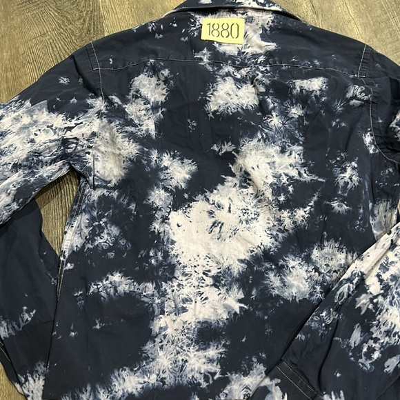 NWOT Free People/ RILEY Vintage Embellished Buttondown Shirt Sz XS Z412 - Picture 4 of 4